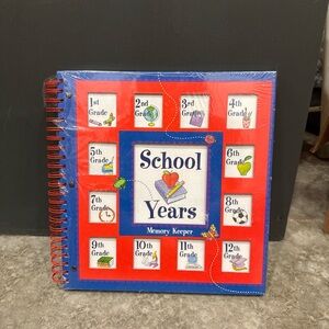 School Years Memory Keeper Scrapbook